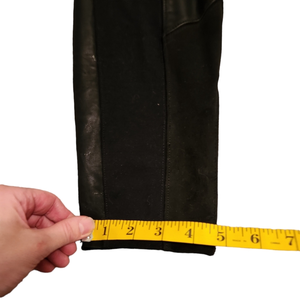 Anthropologie Patchwork Black Pants - image 6